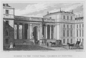 Paris, Screen to the Court Yard, Chamber of Deputies