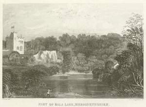 Part of Bala Lake, Merionethshire by English School