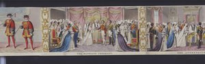 Part of the panorama of the marriage of Queen Victoria, c.1840 by English School