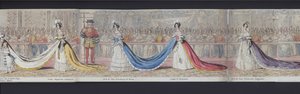 Part of the Panorama of the Marriage of Queen Victoria, c.1840 by English School