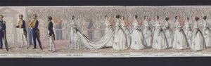 Part of the Panorama of the Marriage of Queen Victoria, c.1840 by English School