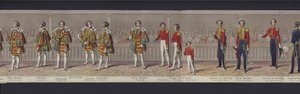 Part of the Panorama of the Marriage of Queen Victoria, c.1840 by English School