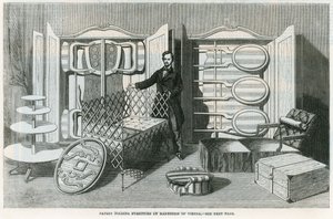 Patent Folding Furniture by Mannstein of Vienna by English School