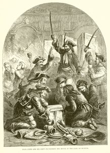 Paul Jones and His Crew Plundering the House of the Earl of Selkirk by English School