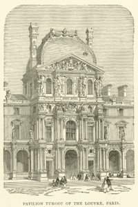 Pavilion Turgot of the Louvre, Paris by English School
