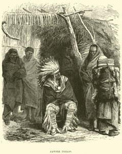 Pawnee Indians by English School