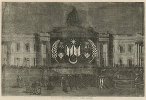 Peace Illuminations Adorning the National Gallery