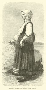 Peasant woman of Biassa, near Spezia by English School