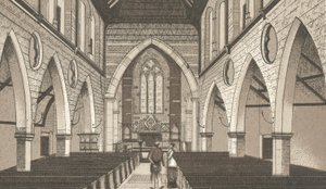 Penarth Church, interior