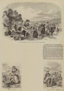 Penclawdd and its Cockle-Gatherers by English School