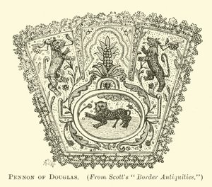 Pennon of Douglas by English School