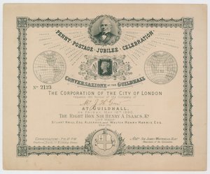 Penny Postage Jubilee Celebration by English School