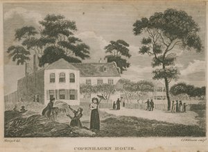 People in the Grounds of Copenhagen House by English School