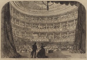 Performance before Her Majesty in the Theatre of the Palace of St Cloud by English School