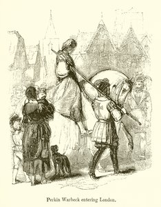Perkin Warbeck Entering London by English School