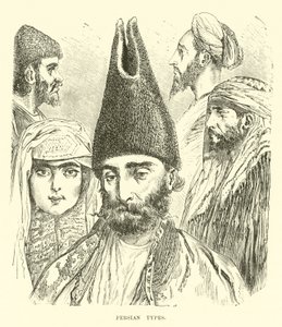 Persian Types by English School