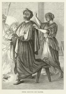 Peter Denying His Master by English School