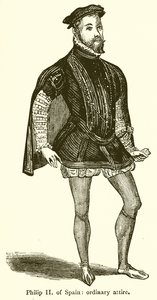 Philip II of Spain: Ordinary Attire by English School