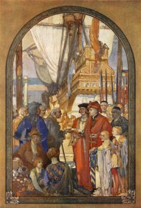 Philip of Burgundy Presents a Charter to the Merchant Adventurers