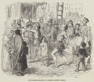 Picturesque Sketches of London, Street Sights by English School