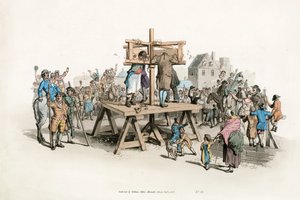 Pillory, 1805 by English School