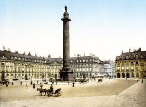 Place de la Colonne Vendome, Paris by English School