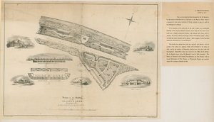 Plan for the Zoological Gardens, Regents Park, 1827 by English School