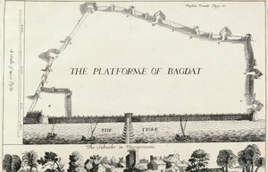 Plan of Baghdad, from an English translation of Les Six Voyages de J.B. Tavernier