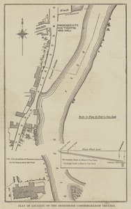 Plan of Locality of the Shakespeare Commemoration Theatre