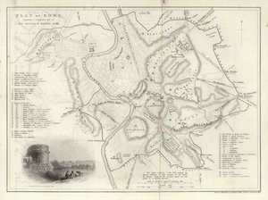 Plan of Rome by English School