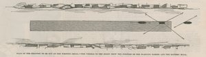 Plan of the Channel to be Cut in the Whiting Shoal by English School