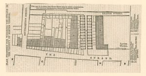 Plan Proposed for the Widening of The Strand in the Vicinity of Exeter Change