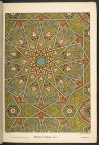 Plate i, from Studies in Design