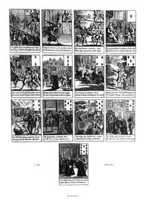 Playing Cards Depicting the Impeachment of Henry Sacheverell in 1710, Diamond Suit by English School