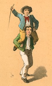 Playing Horse by English School
