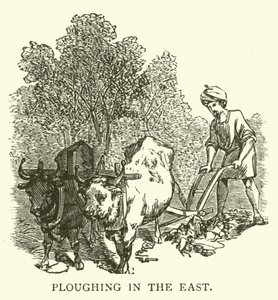 Ploughing in the East by English School