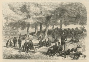Police Waiting in Kensington Gardens by English School