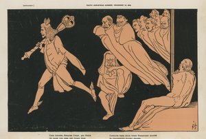 Political Cartoon by English School