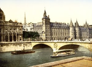 Pont au Change and Palais de Justice, Paris