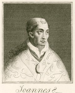 Pope John VIII by English School