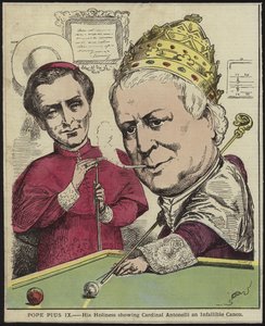 Pope Pius IX - His Holiness Showing Cardinal Antonelli an Infallible Canon