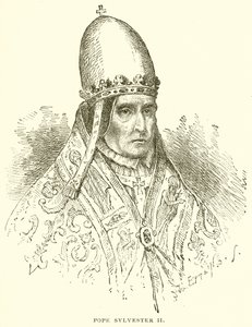 Pope Sylvester II by English School