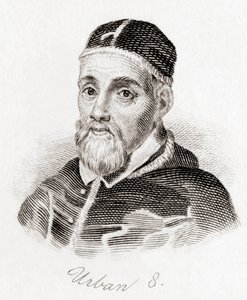 Pope Urban VIII, born Maffeo Barberini (engraving)