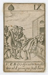 Popish Plot Playing Card