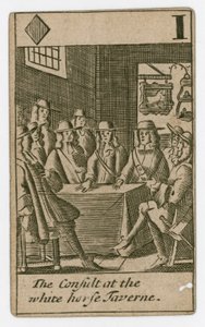 Popish Plot Playing Card by English School