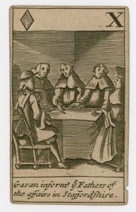 Popish Plot Playing Card by English School