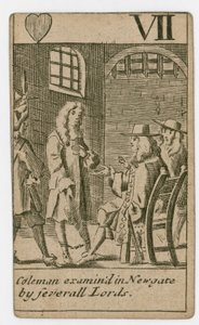 Popish Plot Playing Card by English School
