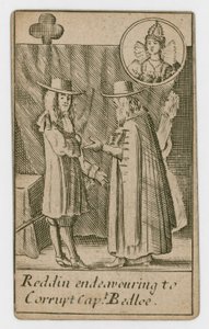 Popish Plot playing card by English School
