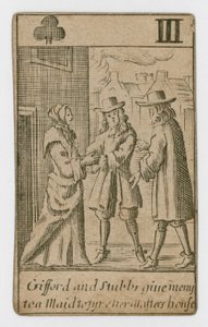 Popish Plot playing card by English School