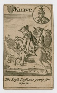 Popish Plot playing card by English School